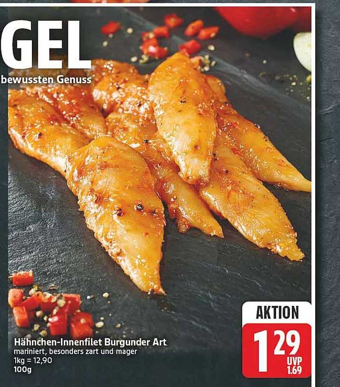Hähnchen-Innenfilet Burgunder Art