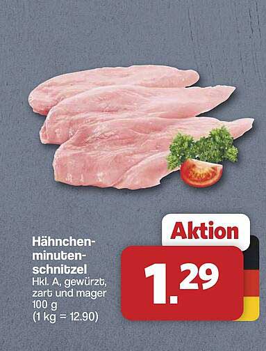 Hähnchen-minutenschnitzel