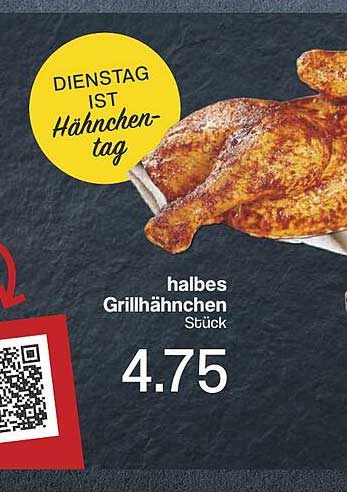 halbes Grillhähnchen Stück