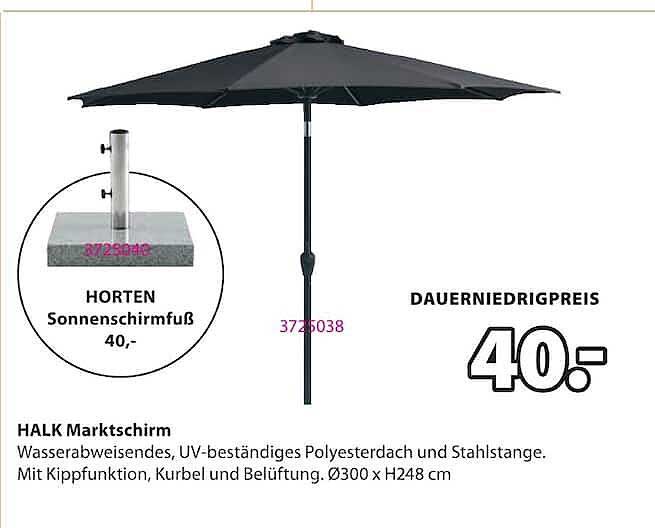 HALK Marktschirm