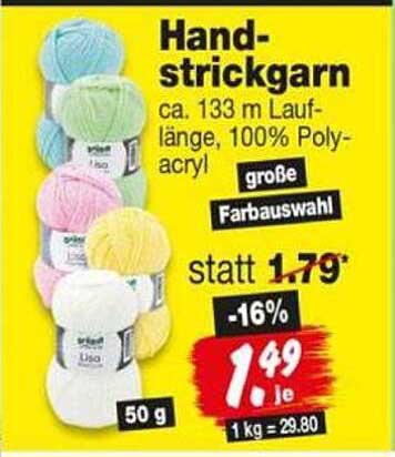 Hand-strickgarn