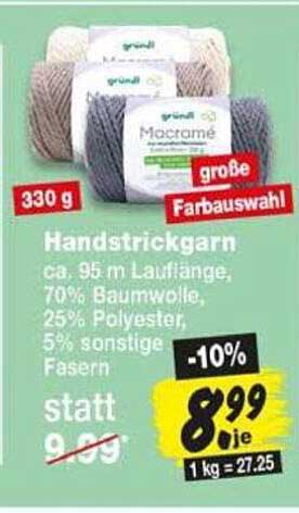 Handstrickgarn