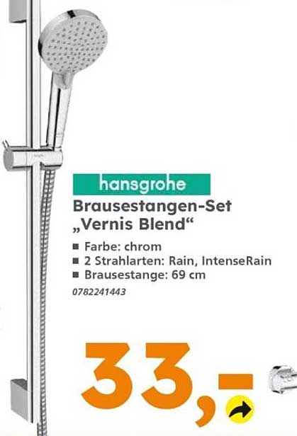 hansgrohe Brausestangen-Set „Vernis Blend“