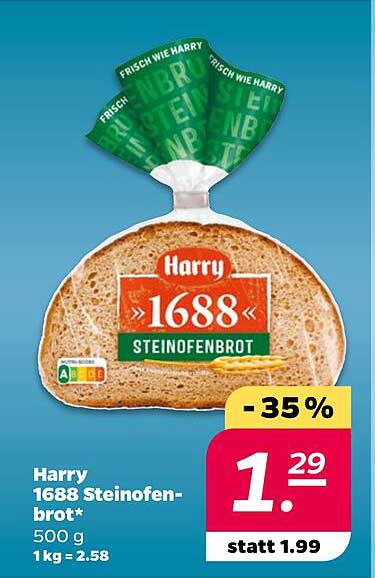 Harry 1688 Steinofenbrot* 500 g