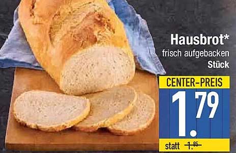 Hausbrot* frisch aufgebacken Stück