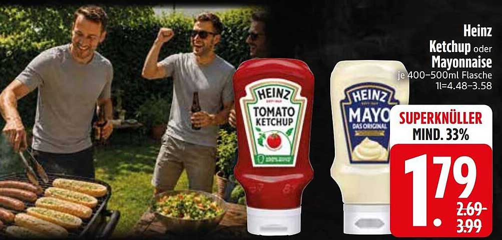 Heinz Ketchup oder Mayonnaise