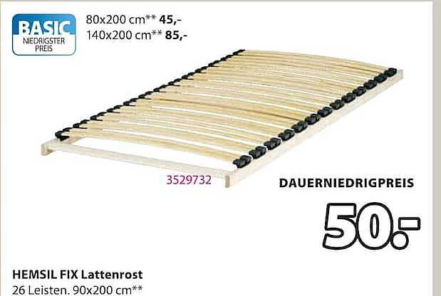 HEMSIL FIX Lattenrost