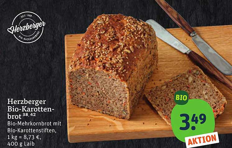 Herzberger Bio-Karottenbrot