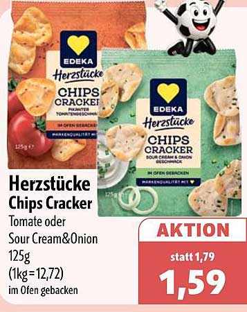 Herzstücke Chips Cracker
