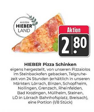 HIEBER Pizza Schinken