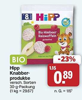 Hipp Knabber-produkte