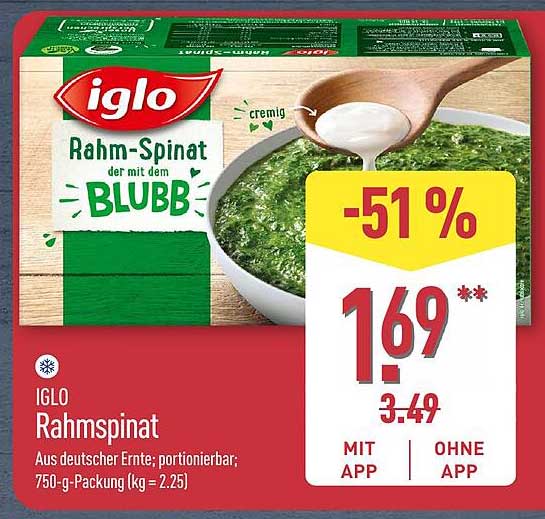 IGLO Rahmspinat