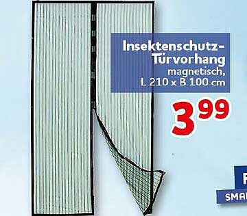 Insektenschutz-Türvorhang magnetisch, L 210 x B 100 cm