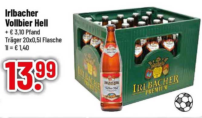 Irlbacher Vollbier Hell