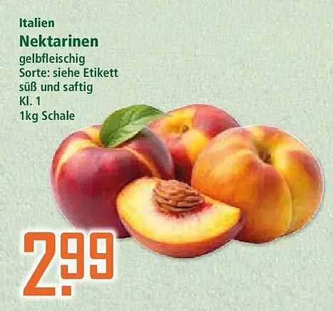 Italien Nektarinen