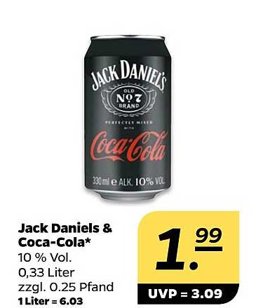 Jack Daniels & Coca-Cola*