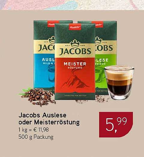 Jacobs Auslese oder Meisterröstung