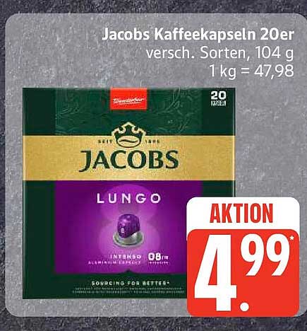 Jacobs Kaffeekapseln 20er