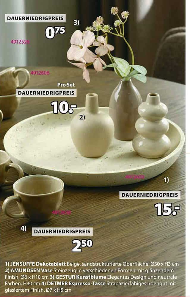 JENSUFFE Dekotablett