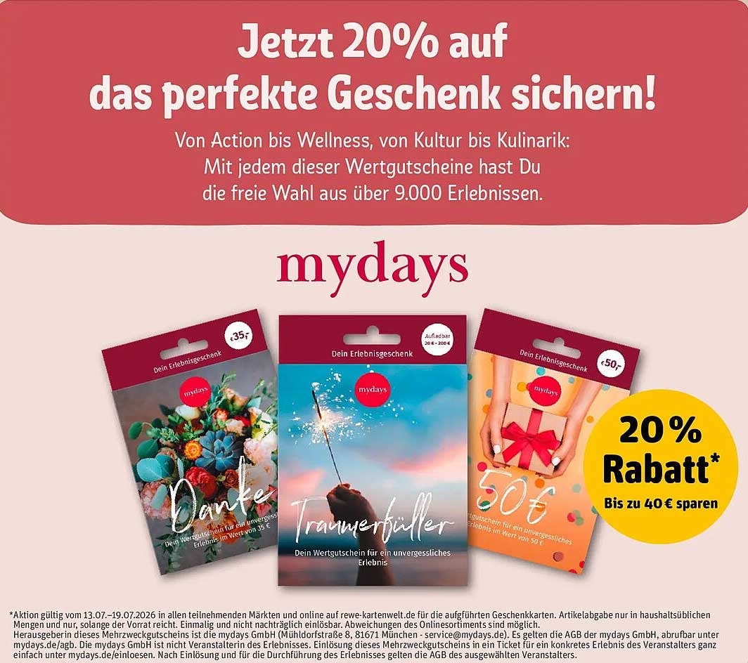 Jetzt 20% auf das perfekte Geschenk sichern!