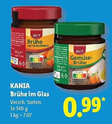 KANIA Brühe im Glas