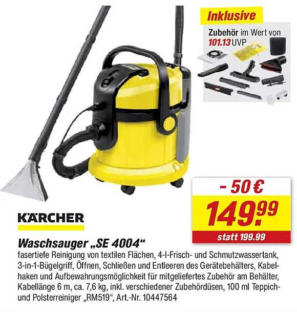 KÄRCHER Waschsauger „SE 4004“