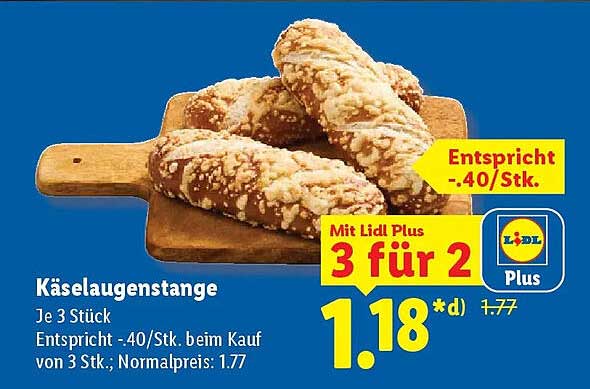 Käselaugenstange