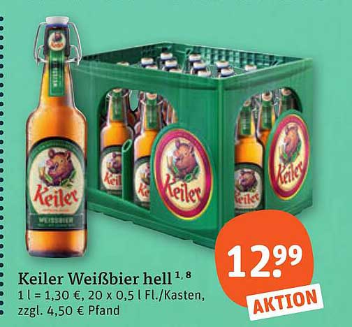 Keiler Weißbier hell 1,8