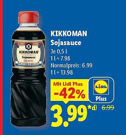 KIKKOMAN Sojasauce