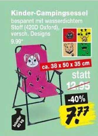 Kinder-Campingsessel