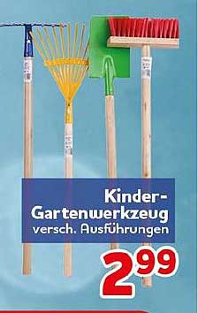 Kinder-Gartenwerkzeug versch. Ausführungen