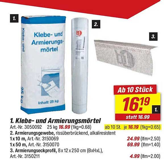 Klebe- und Armierungsmörtel
