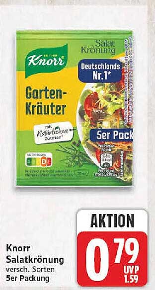 Knorr Salatkrönung versch. Sorten 5er Packung