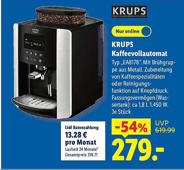 KRUPS Kaffeevollautomat