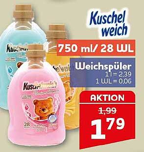 Kuschelweich Weichspüler 750 ml/28 WL