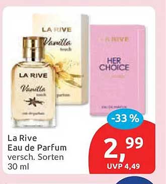 La Rive Eau de Parfum versch. Sorten 30 ml