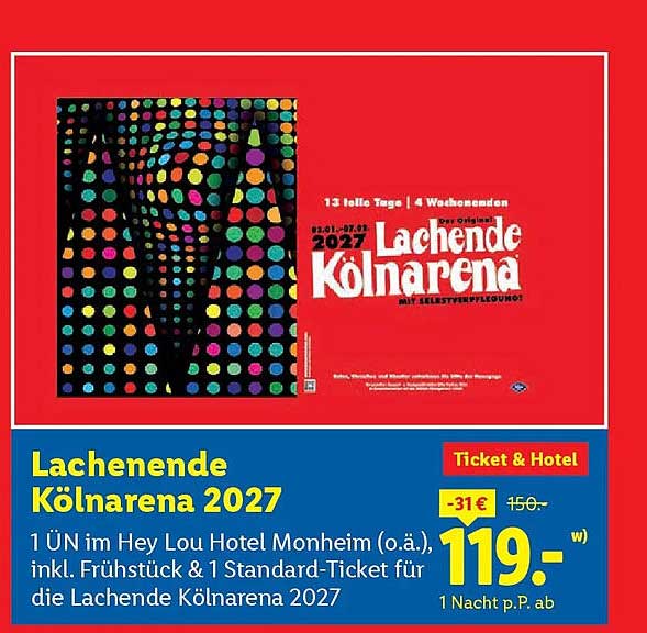 Lachende Kölnerarena 2027