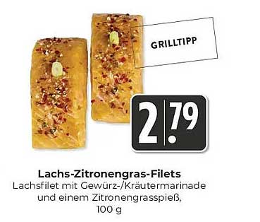 Lachs-Zitronengras-Filets