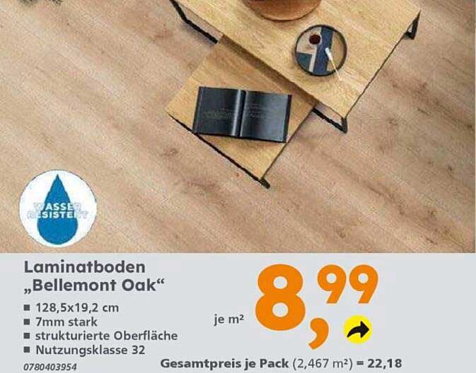 Laminatboden „Bellemont Oak“