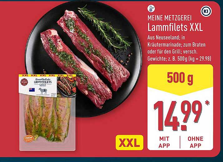 Lammfilets XXL