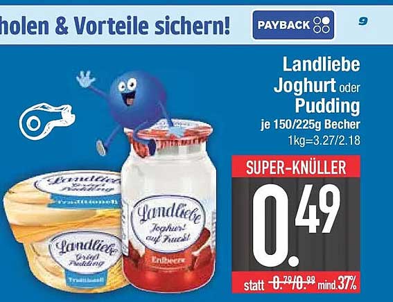 Landliebe Joghurt oder Pudding