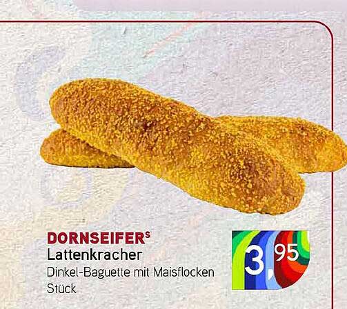 Lattenkracher Dinkel-Baguette mit Maisflocken Stück