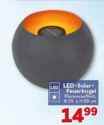 LED-Solar-Feuerkugel