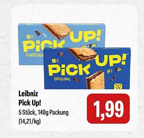Leibniz Pick Up! 5 Stück, 140g Packung (14,21/kg)