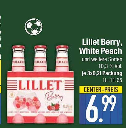 Lillet Berry, White Peach und weitere Sorten