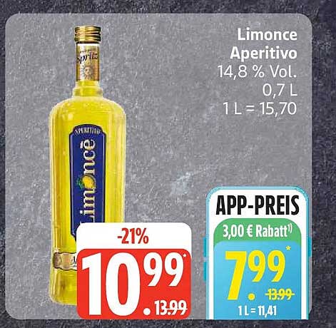 Limonce Aperitivo 14,8 % Vol. 0,7 l