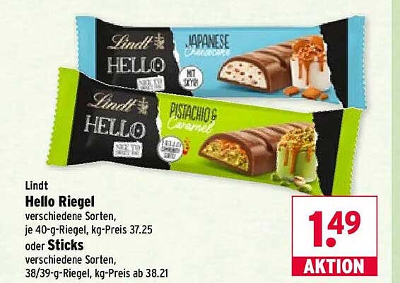 Lindt Hello Riegel