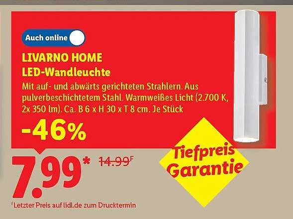 LIVARNO HOME LED-Wandleuchte