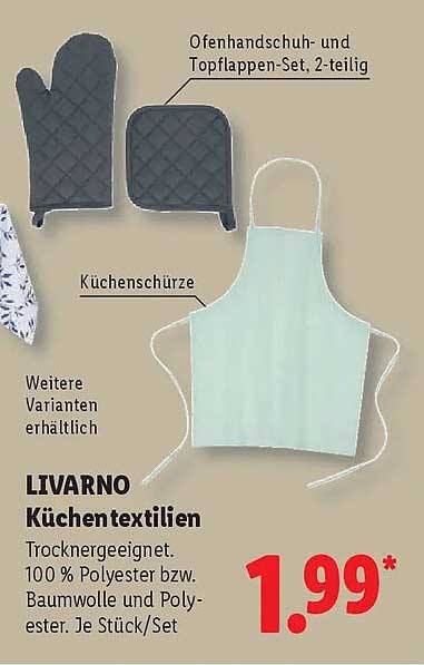 LIVARNO Küchentextilien
