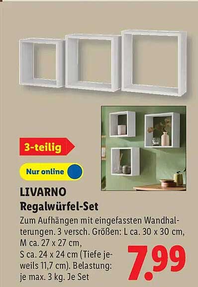LIVARNO Regalwürfel-Set